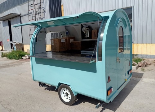 small mobile boba tea cart for sale